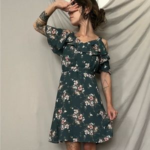 Collective Concepts off-the-shoulder floral dress